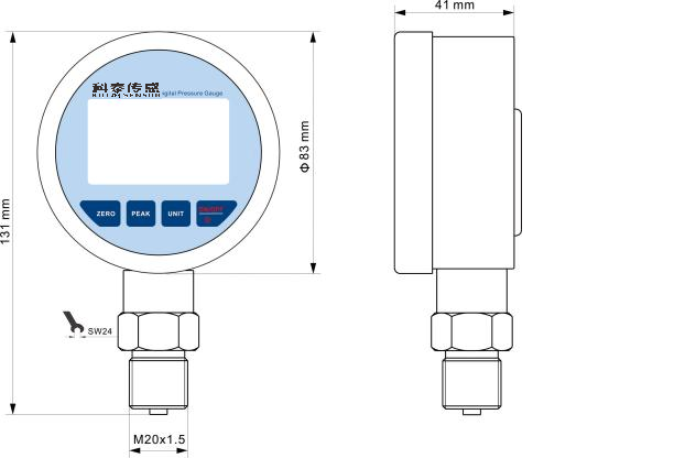 KPS92 型数显压力表 KPS92 型数显压力表