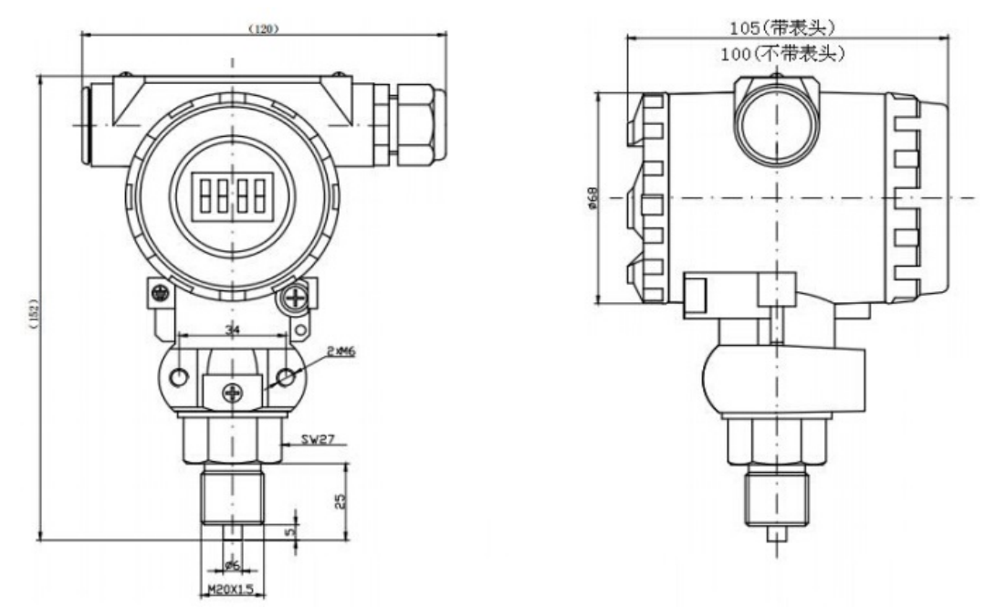 KPS57型压阻式压力变送器 KPS57型压阻式压力变送器